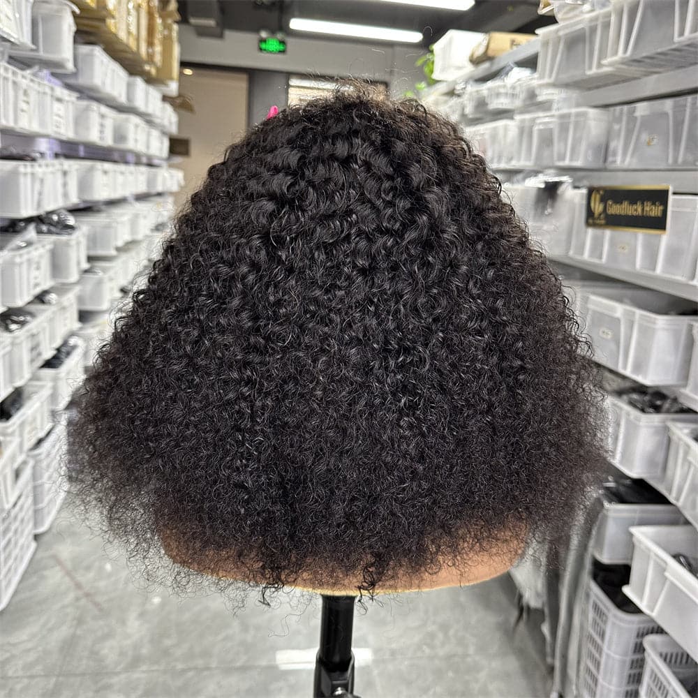 13x4 lace frontal 13x4 wig bob curly 16 inch - Goodluck Hair