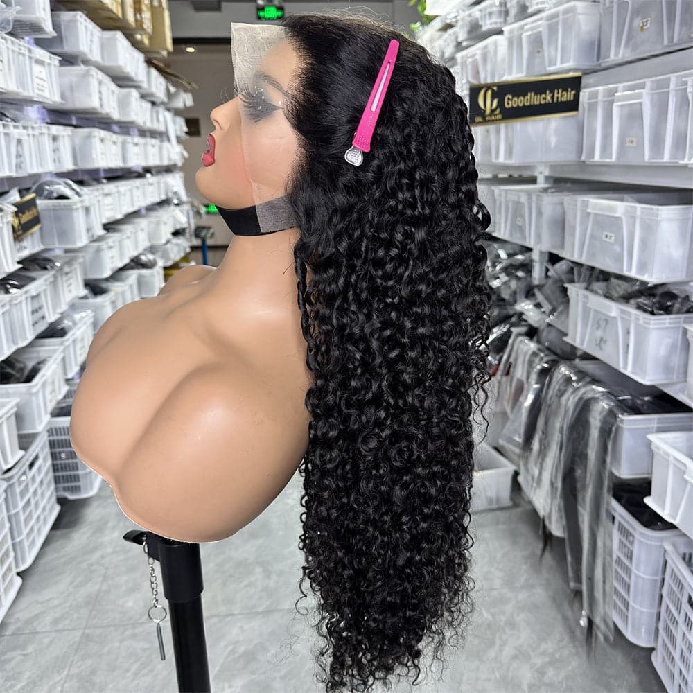 sdd super double drawn pixie curl 13x4 full frontal lace wig - Goodluck Hair