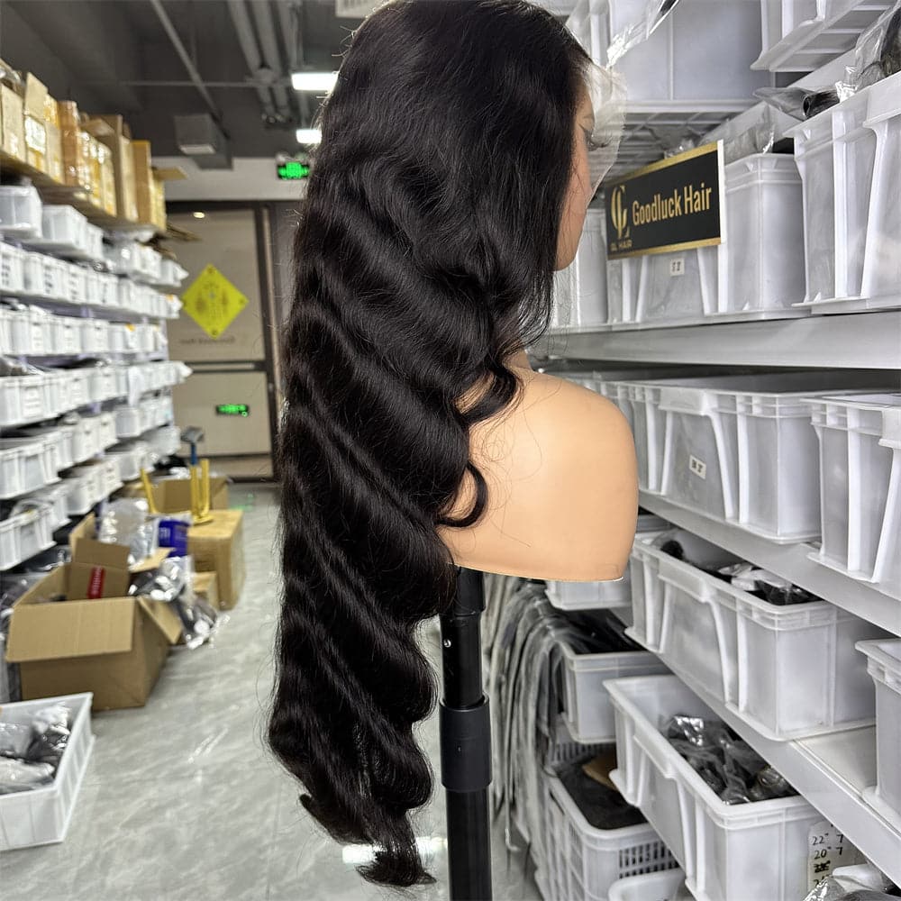 HD Lace Preplucked Full Frontal 13x6 Wig Body Wave Unprocessed Human Hair - Goodluck Hair