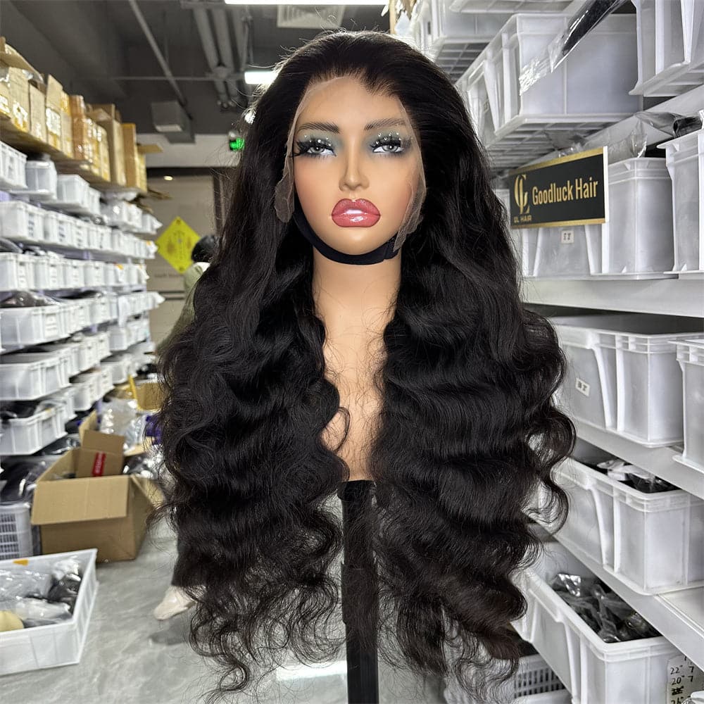 HD Lace Preplucked Full Frontal 13x6 Wig Body Wave Unprocessed Human Hair - Goodluck Hair