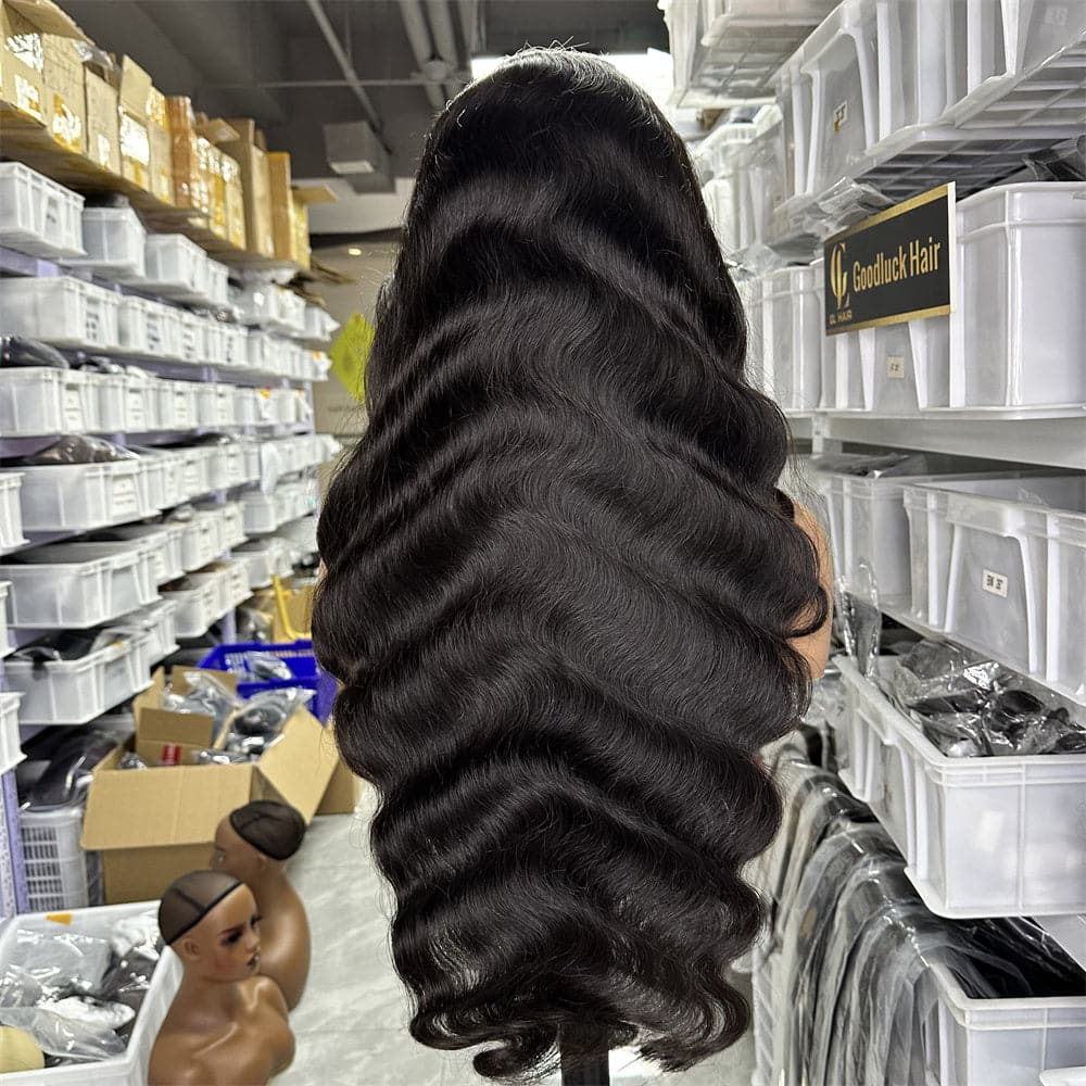 HD Lace Preplucked Full Frontal 13x6 Wig Body Wave Unprocessed Human Hair - Goodluck Hair