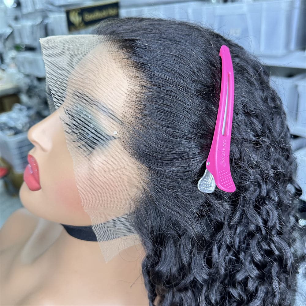 sdd super double drawn pixie curl 13x4 full frontal lace wig - Goodluck Hair
